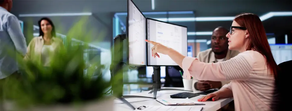 sred people at computer lg