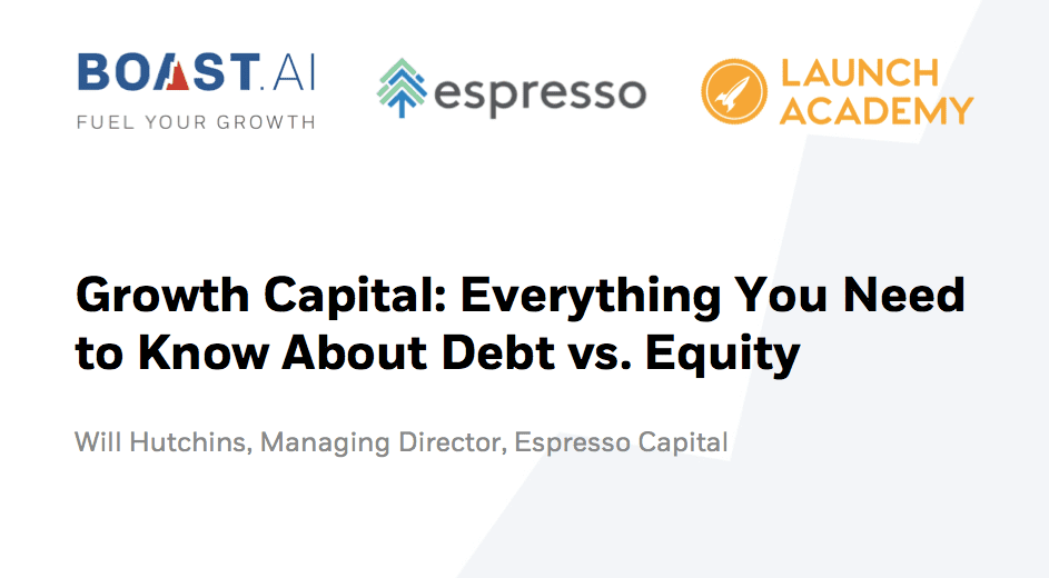 venture debt espresso capital