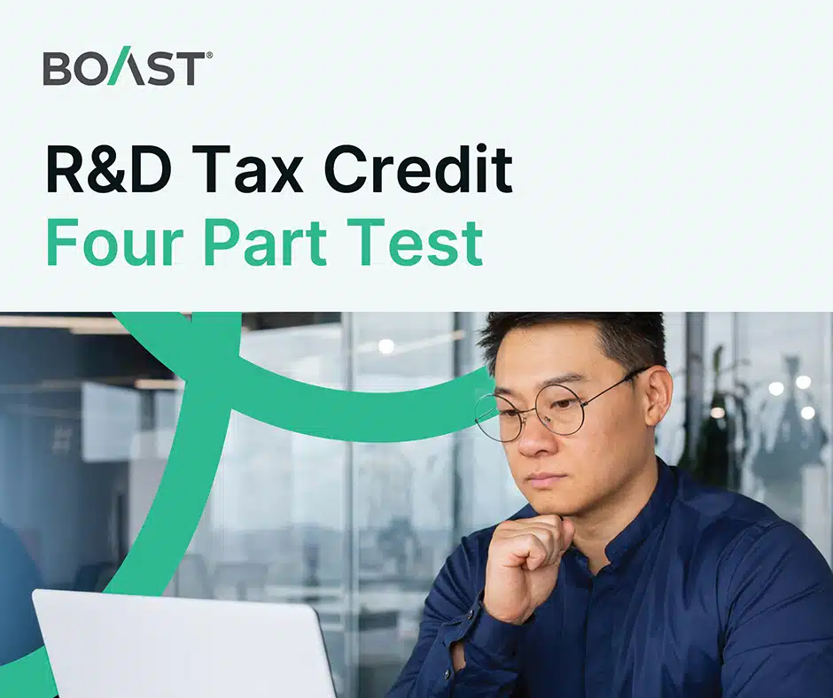 US R&D Tax Credit Four Part Test
