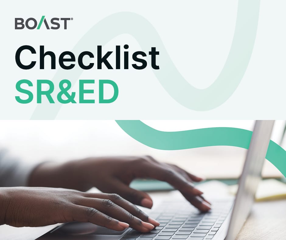 Boast’s SR&ED Checklist