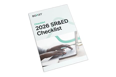 2026 SR&ED Checklist - Boast